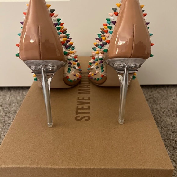 Steve Madden Luiza - Multi Color Studded Heels - Picture 7 of 9